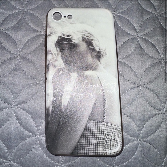 “Back when I was living for the hope of it all” T.S. iPhone Case 10 SE - Picture 2 of 5